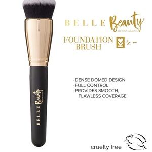 Foundation Brush - Black and Gold